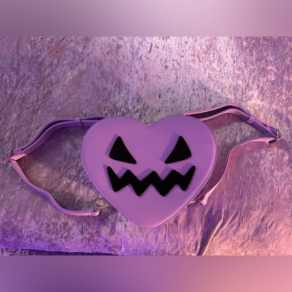 Purple Jack O Lantern Backpack - image 1